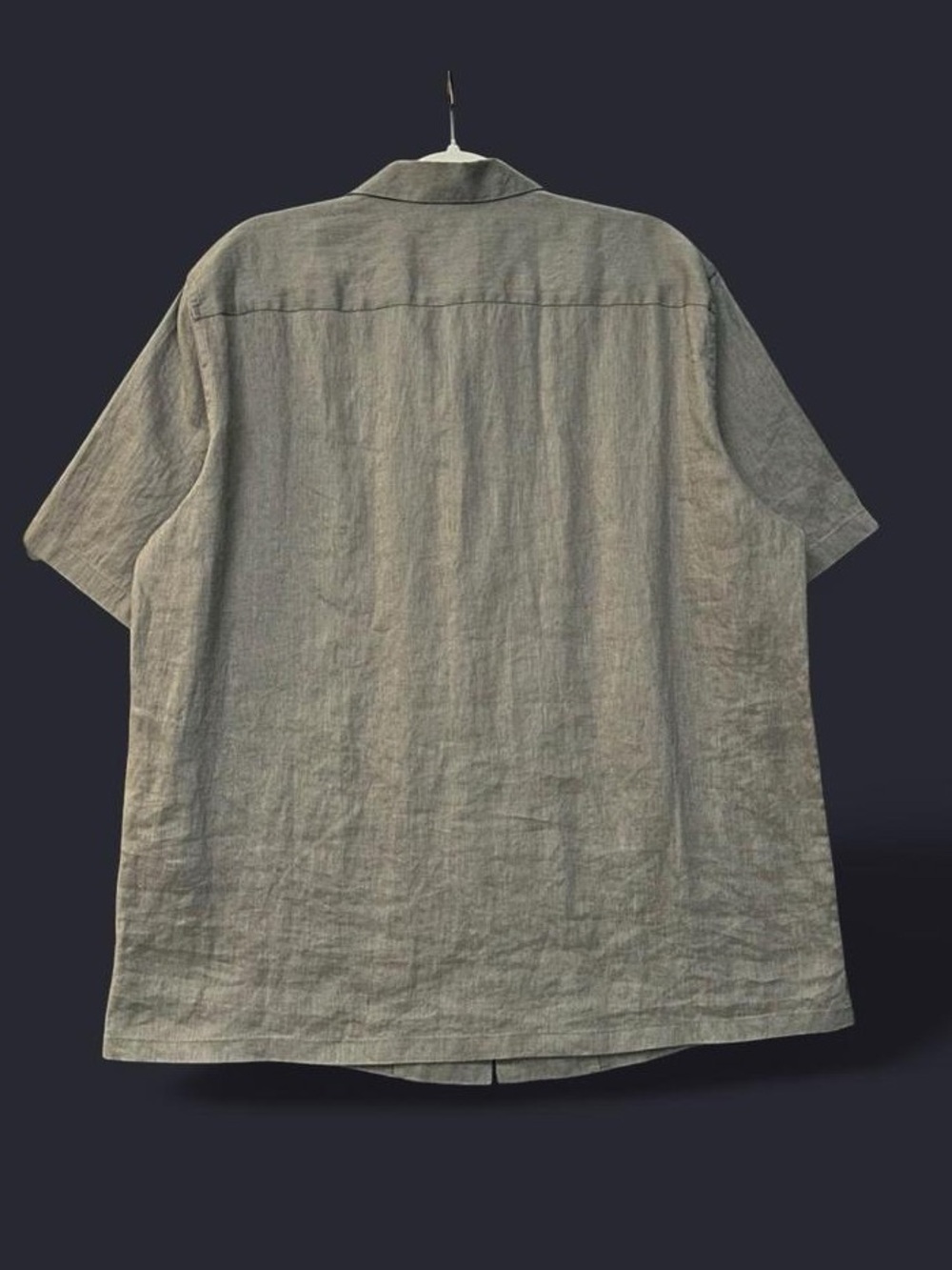 🔥 THEORY Wasabi Precise 100% Linen Button Down Shirt - Picture 2 of 4